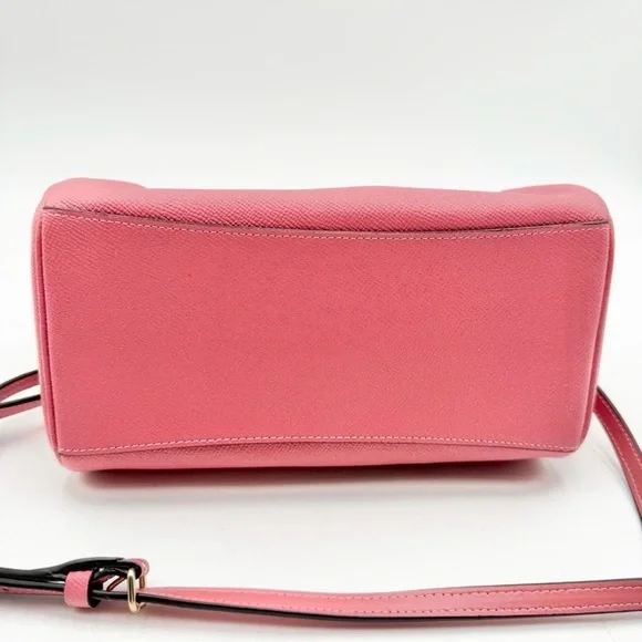 Coach Mini Bennett Satchel/Crossbody Bag in Salmon Pink NWT - Picture 5 of 9